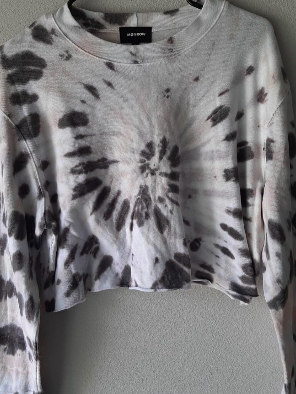 Monrow Women’s Tie-Dye Crop Sweatshirt